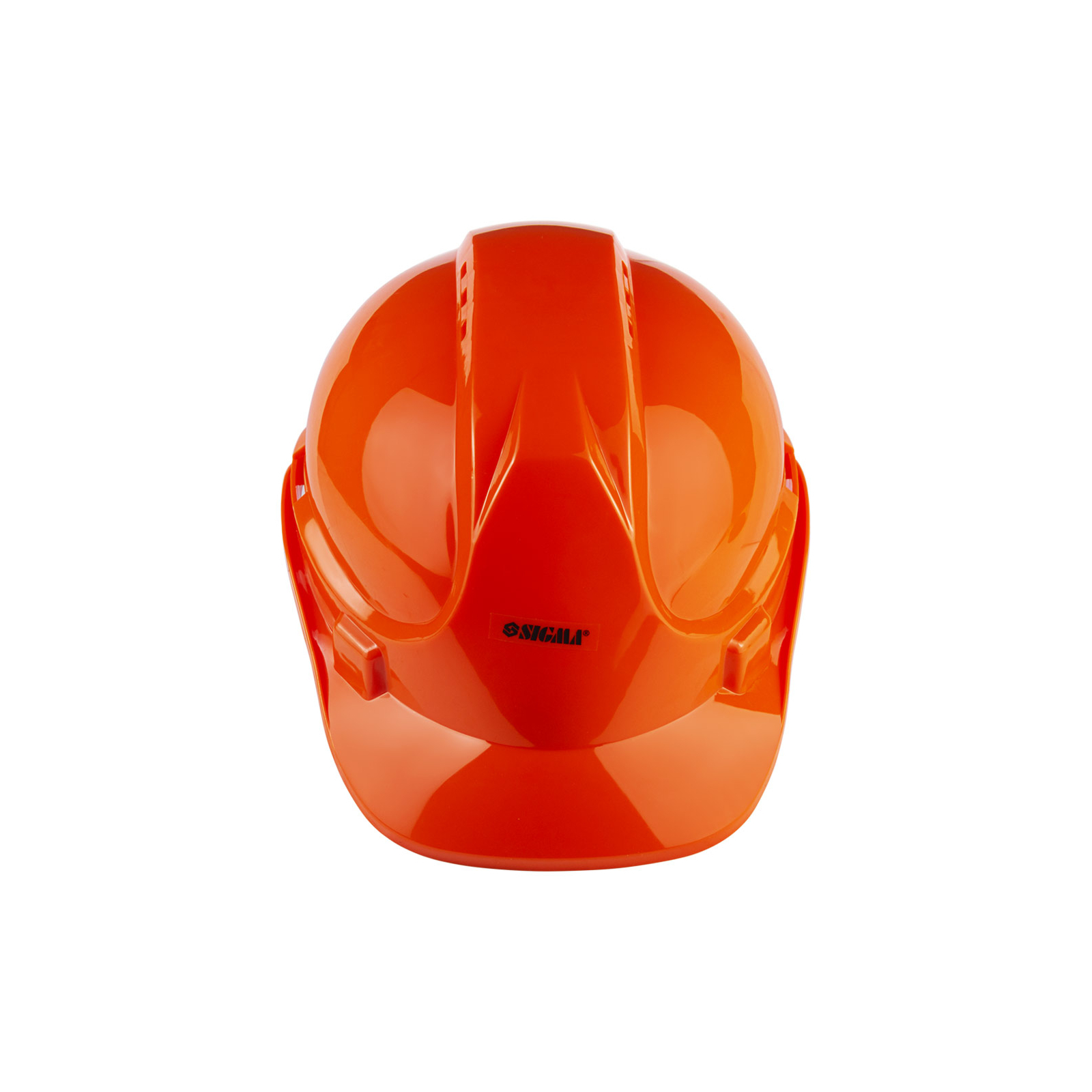 Каска защитная Sigma 8 точек крепления (оранжевая) (9414531)