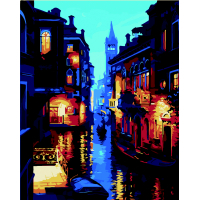 Photos - Painting ZiBi Картина по номерам  Вечірня Венеція 40*50 см ART Line  ZB.64 (ZB.64163)