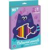 Карандаши цветные Yes 18 кол Kittycon (290682)