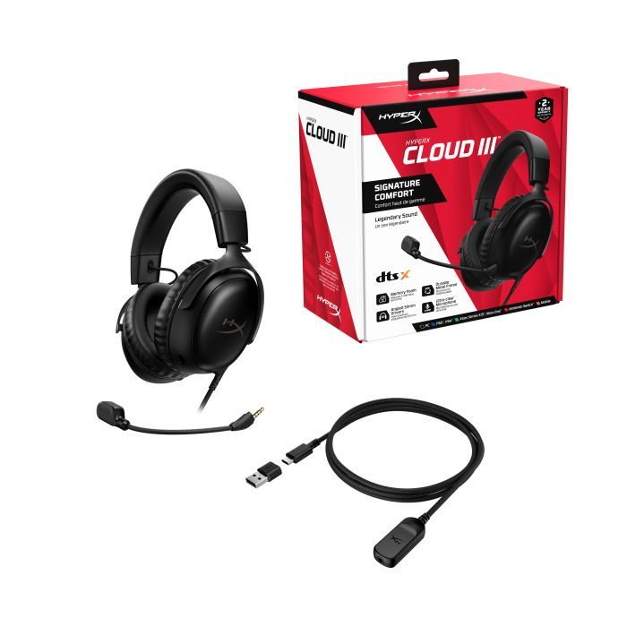 Наушники HyperX Cloud III Black (727A8AA) изображение 8