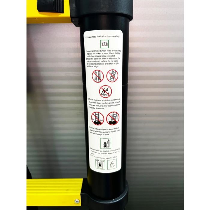 Лестница GTM телескопическая 11ст. 3,2м (KME1032Y/881032) изображение 4