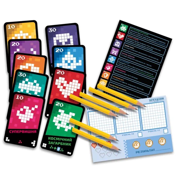 Настольная игра Geekach Games Аркадный автомат (Insert Coin to play) украинский (GKCH101ICP) изображение 4