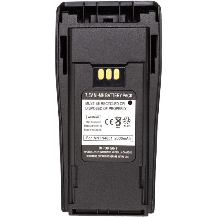 Аккумуляторная батарея Motorola CP040 Ni-MH 7.5V 2000mAh Power-Time (PTM-040) изображение 4