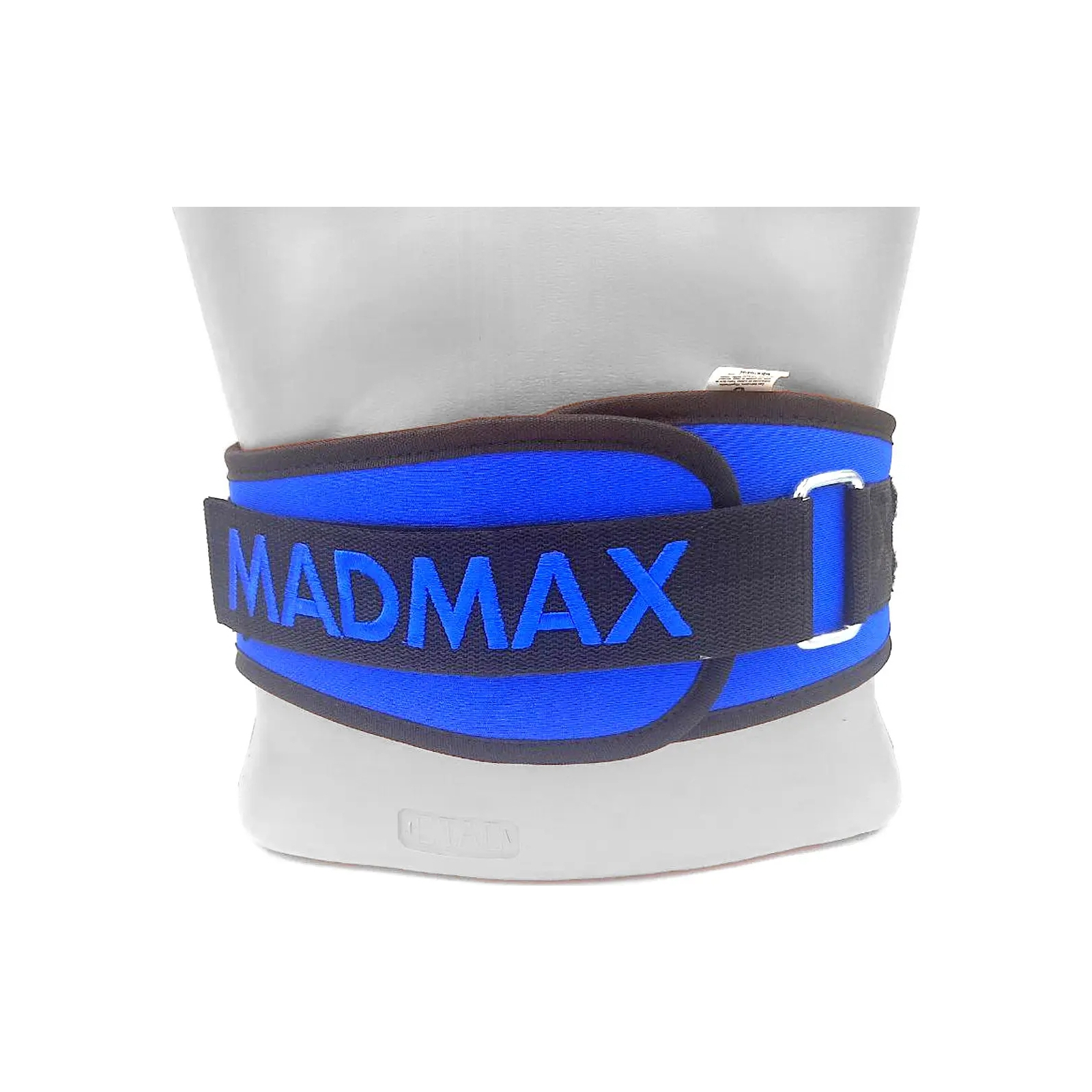 Атлетический пояс MadMax MFB-421 Simply the Best неопреновий Blue XXL (MFB-421-BLU_XXL) изображение 10