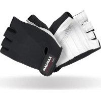 Фото - Перчатки для фитнеса Mad Max Рукавички для фітнесу MadMax MFG-250 Basic Whihe L  MFG-250L (MFG-250L)