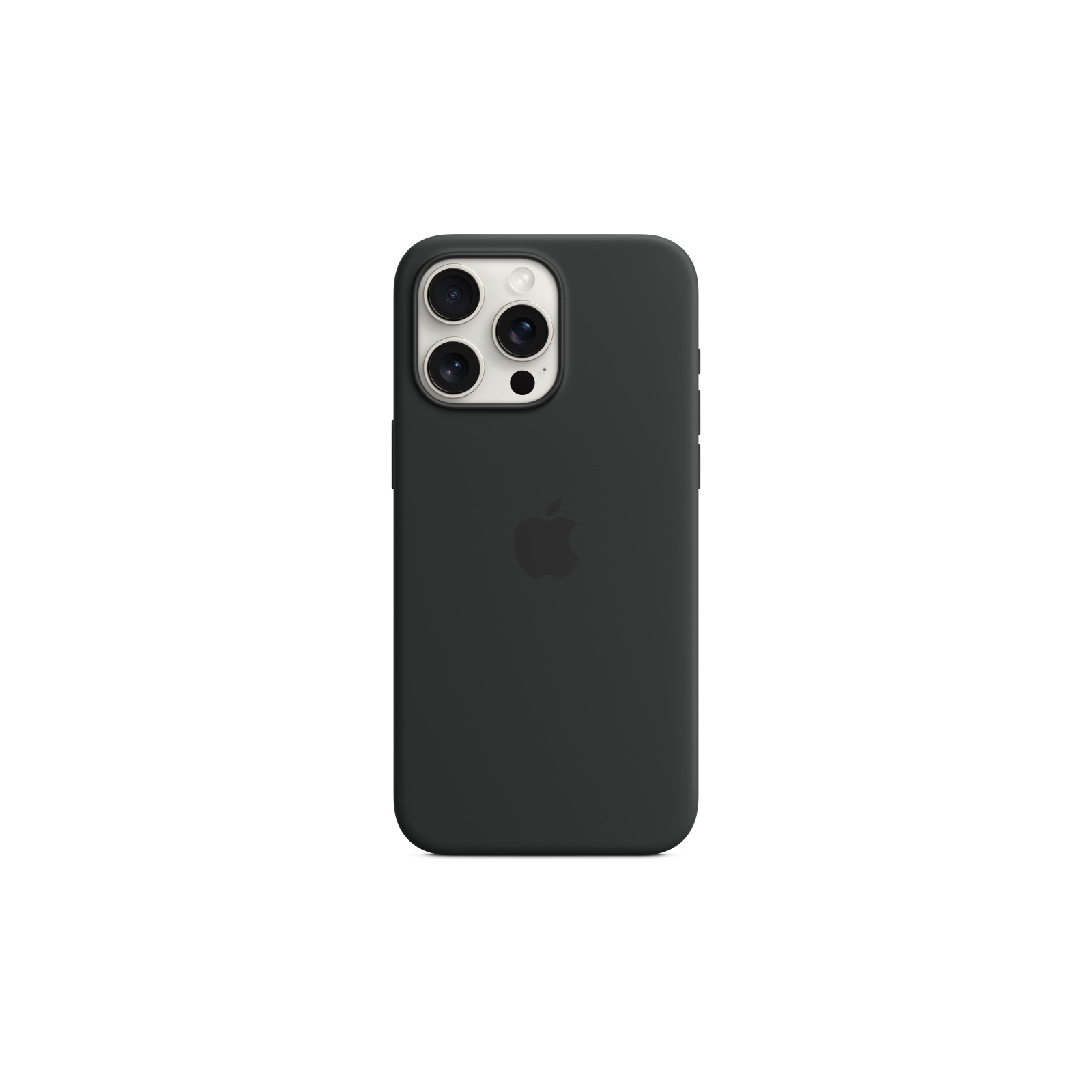 Чехол для мобильного телефона Apple iPhone 15 Pro Max Silicone Case with MagSafe Black (MT1M3ZM/A) изображение 3