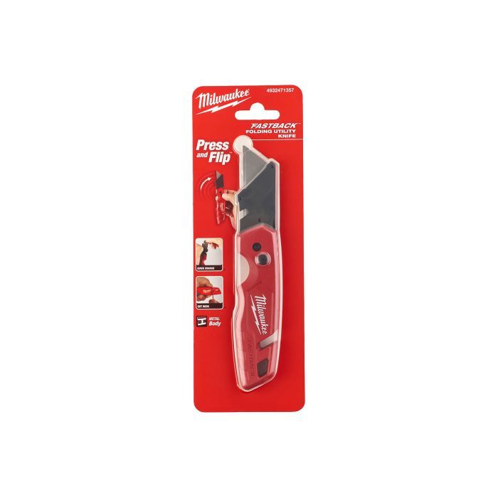 Нож монтажный Milwaukee FASTBACK многофункциональный (4932471357) изображение 4