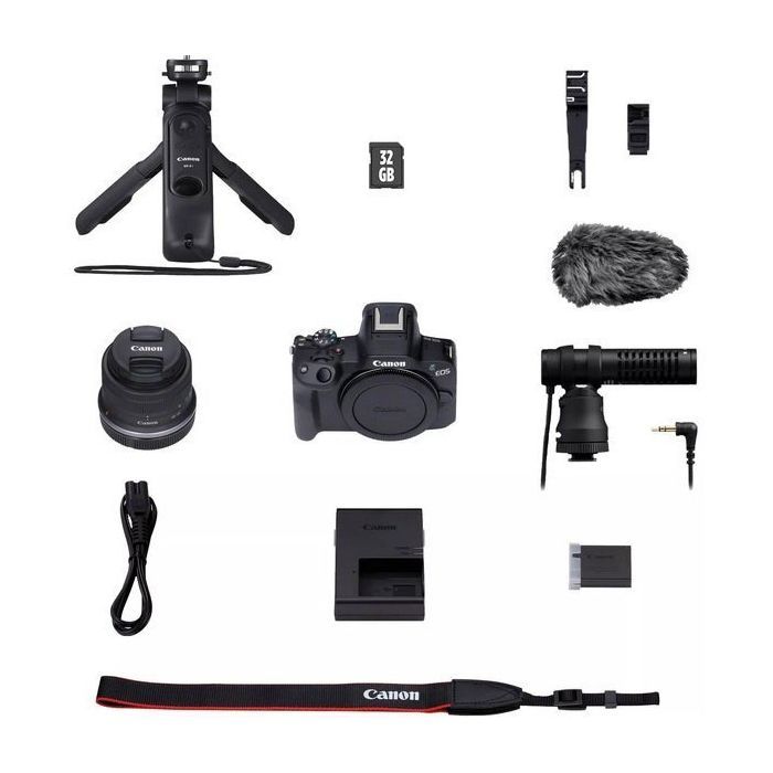 Цифровой фотоаппарат Canon EOS R50 + RF-S 18-45 IS STM Black Creator Kit (5811C036) изображение 12