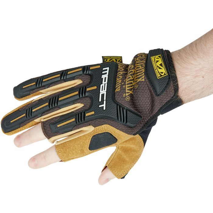 Тактичні рукавички Mechanix M-Pact Framer Leather XXL Brown (LFR-75-012) зображення 3
