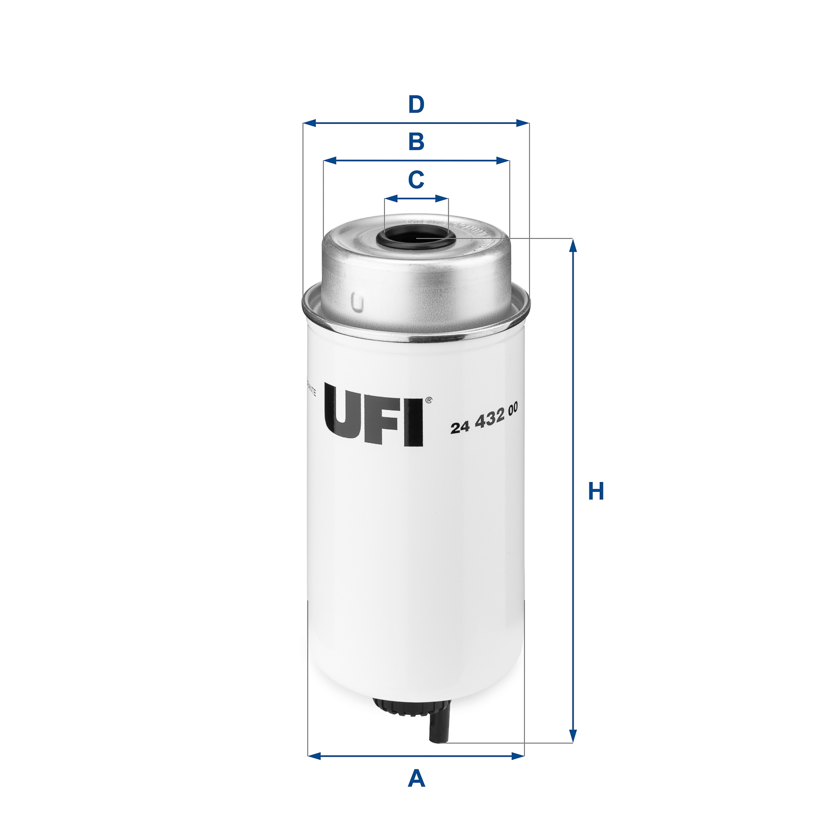 Фильтр топливный UFI 24.432.00
