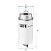 Фильтр топливный UFI 24.432.00
