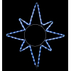 Гірлянда Delux Motif flash Star 65 х 75 см білий IP44 EN (90012985)