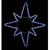 Гирлянда Delux Motif flash Star 65 х 75 см белый IP44 EN (90012985)