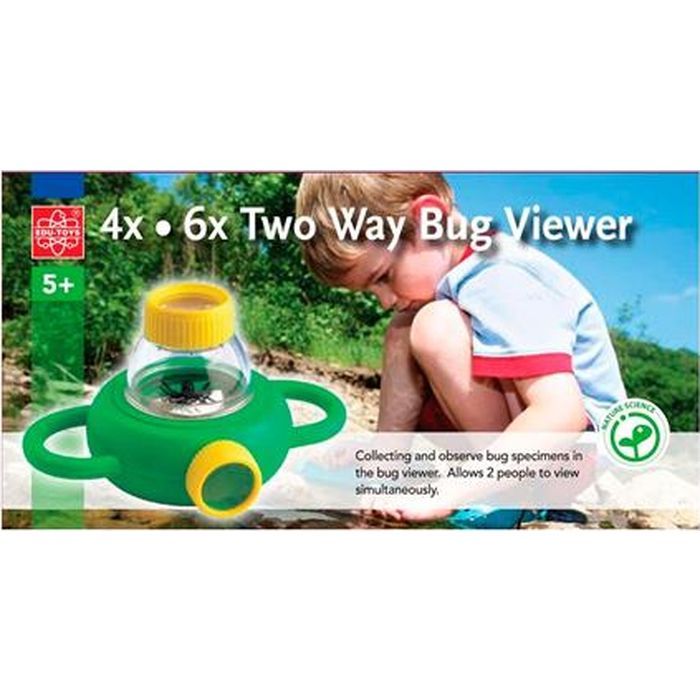 Набір для експериментів EDU-Toys Контейнер для комах зі збільшувальними скельцями з 4х і 6-кратним збільшенням (BL010) зображення 3