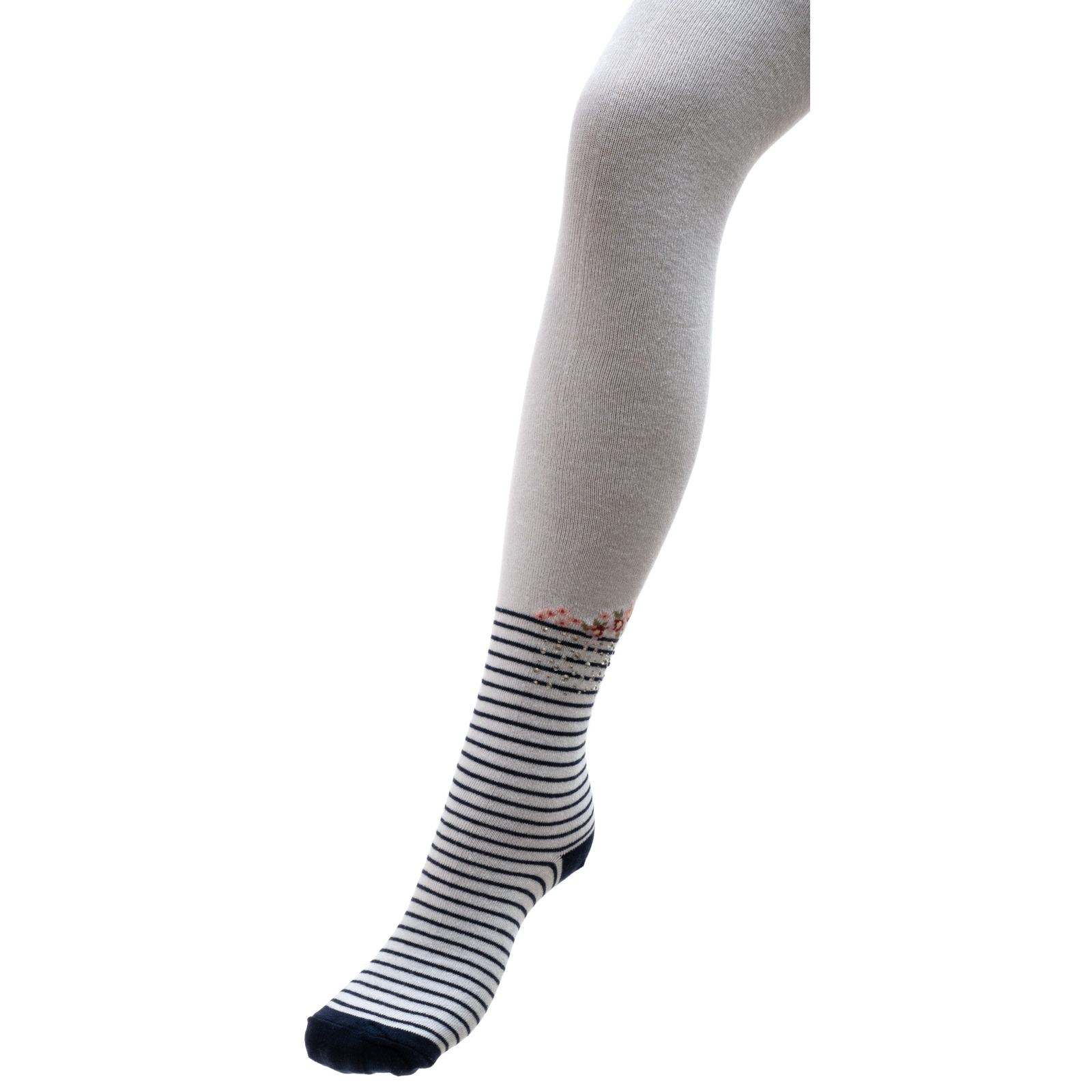 Колготки UCS Socks з квіточками (M0C0302-2109-7G-gray)