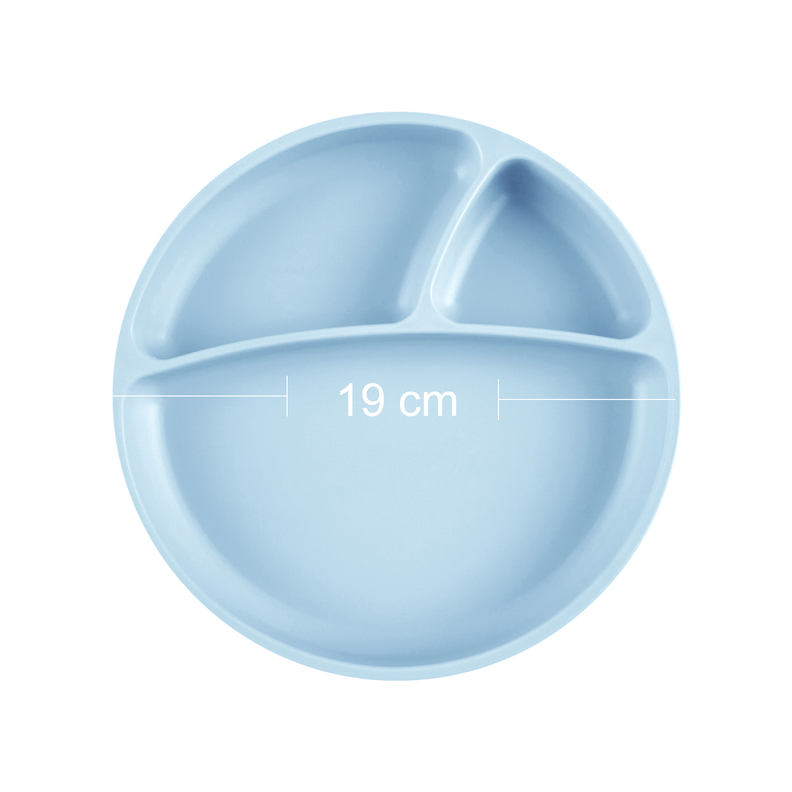 Тарелка детская MinikOiOi Portions секционная Mineral Blue (101050003) изображение 2