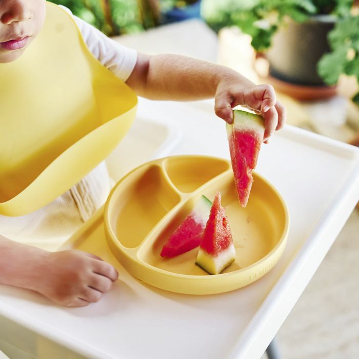 Тарелка детская MinikOiOi Portions секционная Mellow Yellow (101050006) изображение 9