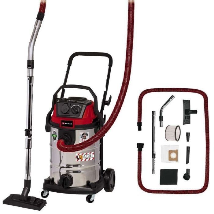 Пылесос строительный Einhell TE-VC 2230 SACL, 1400Вт, 30л, 220мбар, класc L (2342465) изображение 2