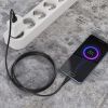Дата кабель USB 2.0 AM to Micro 5P 1.0m BX51 Triumph 2.4A Black BOROFONE (BX51MB) зображення 4
