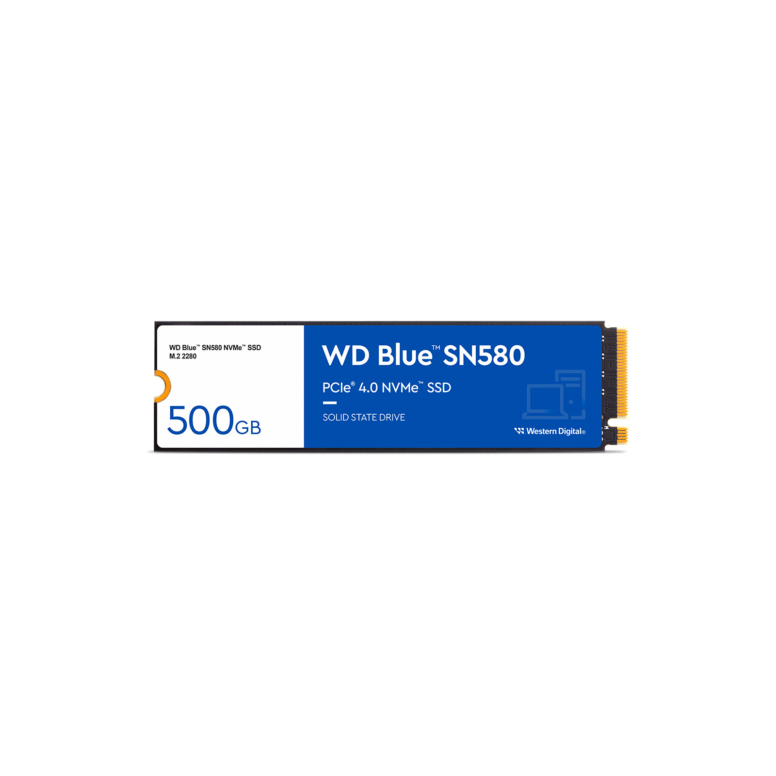 Накопичувач SSD M.2 2280 500GB SN580 Blue WD (WDS500G3B0E) зображення 2