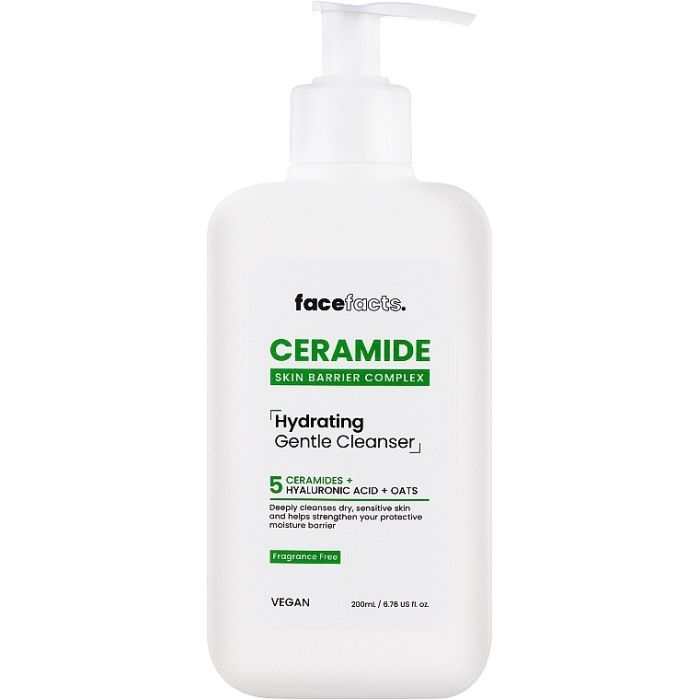 Гель для умывания Face Facts Ceramide Hydrating Gentle Cleanser С керамидами 200 мл (5031413929874)