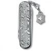 Нож Victorinox Classic SD Brilliant Damast + брелок-лого (0.6221.34) изображение 3