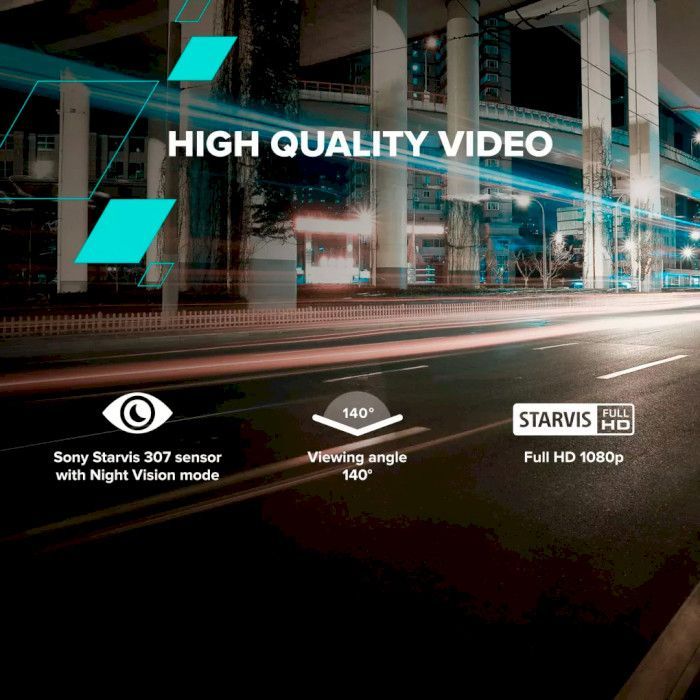 Відеореєстратор Canyon DVR10 FullHD 1080p Wi-Fi Black (CND-DVR10) зображення 12