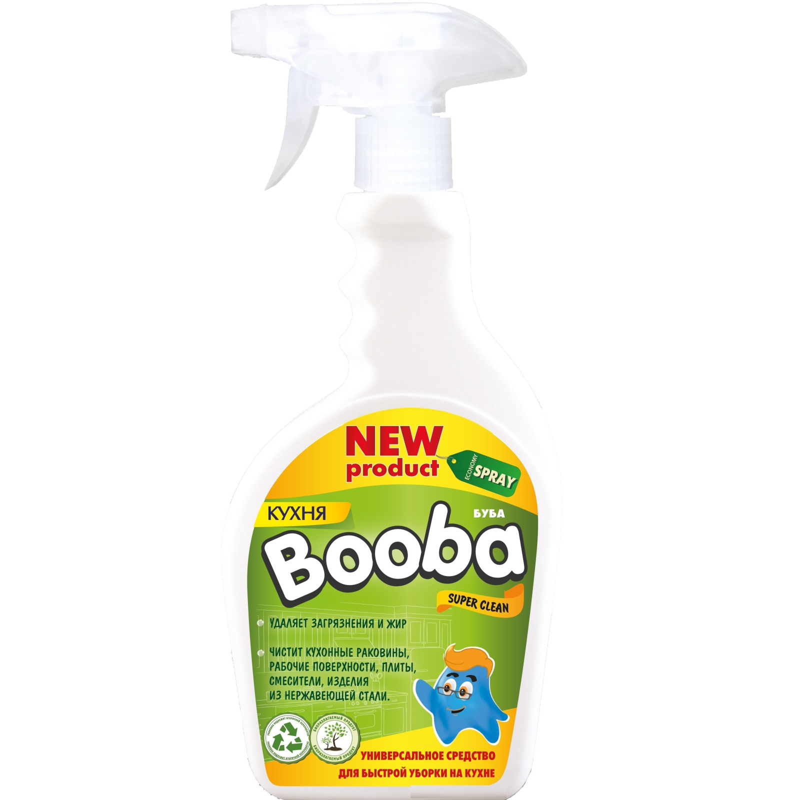 Спрей для чищення кухні Booba Super Clean 500 мл (4820187580241)