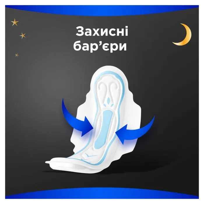 Гігієнічні прокладки Always Maxi Secure Night Розмір 4 6 шт. (8006540538258) зображення 5