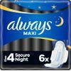 Гигиенические прокладки Always Maxi Secure Night Размер 4 6 шт. (8006540538258)