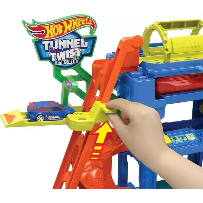 Автотрек Hot Wheels City Автомойка: Бешеные виражи (HTN80) изображение 3