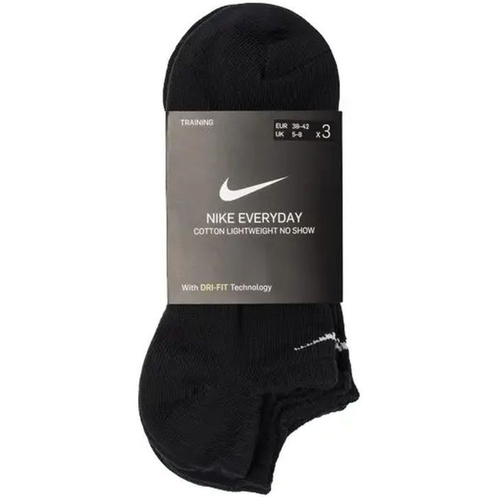 Шкарпетки Nike U NK EVERYDAY LTWT NS 3PR SX7678-010 46-50 3 пари Чорні (888407239229) зображення 5