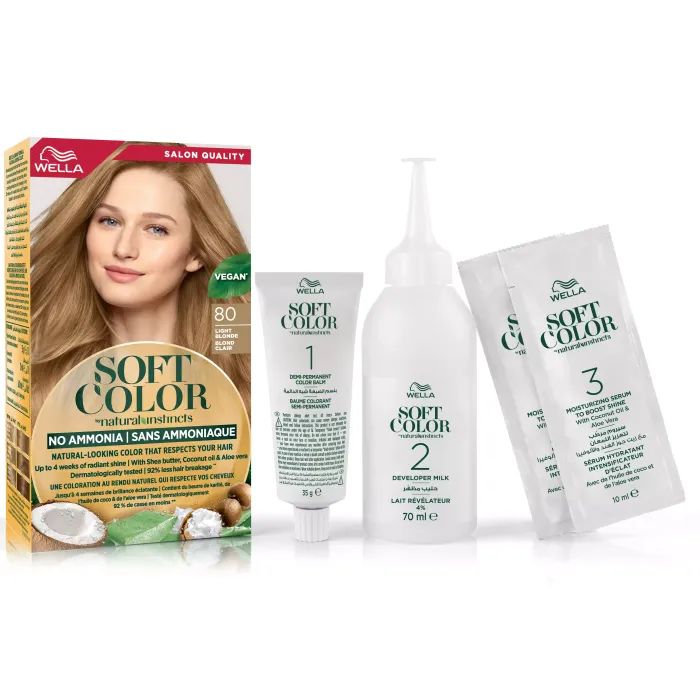 Фарба для волосся Wella Soft Color Безаміачна 70 - Натуральний блонд (3614228865784) зображення 5