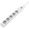 Сетевой фильтр питания 2E 5XSchuko, 3G*1.5мм, 2м, white (2E-SP515M2WH) изображение 3