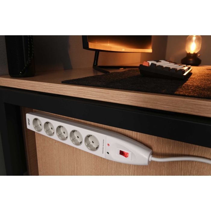 Сетевой фильтр питания 2E 5XSchuko, 3G*1.5мм, 2м, white (2E-SP515M2WH) изображение 8