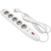 Сетевой фильтр питания 2E 5XSchuko, 3G*1.5мм, 2м, white (2E-SP515M2WH)