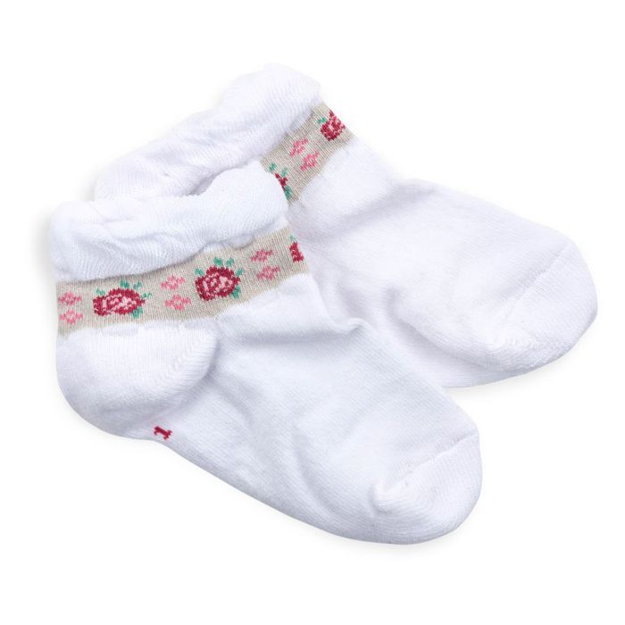 Носки детские UCS Socks с цветочками (M0C0101-1186-7G-white) изображение 2
