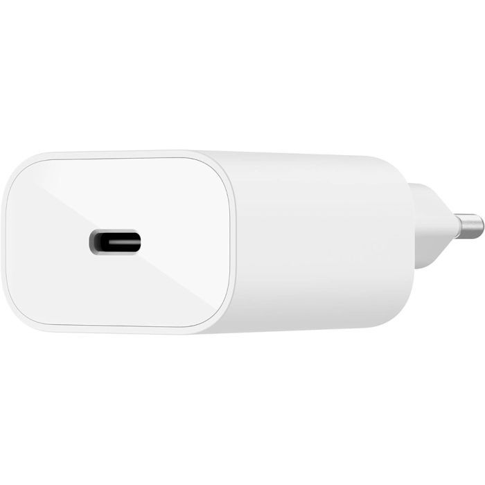 Зарядное устройство Belkin USB-С 25W PD PPS + cable USB-C-Lightning 1m (WCA004VF1MWH-B5) изображение 3