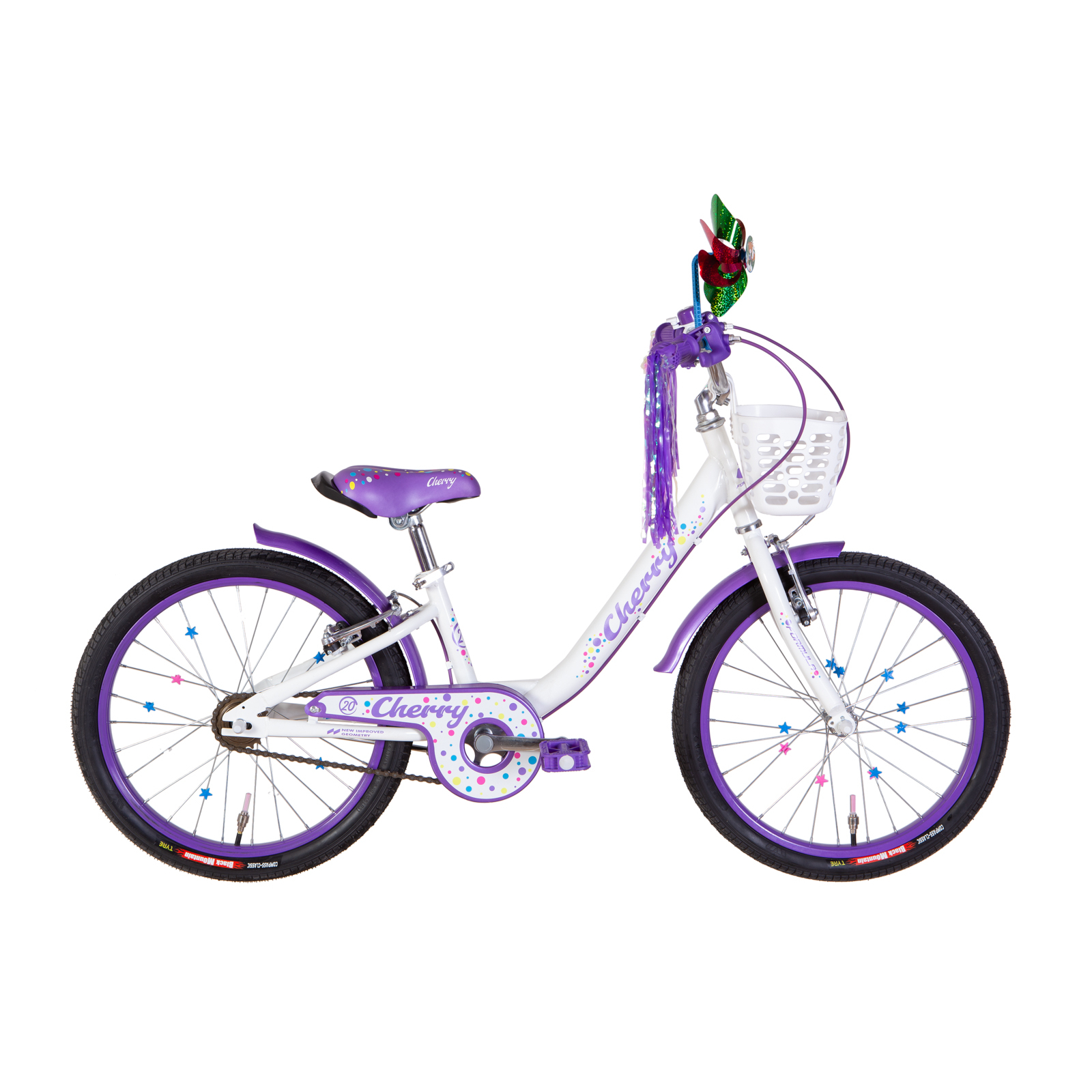 Велосипед Formula Cherry Vbr 20" 10" St 2024 Білий з бузковим (OPS-FRK-20-207)