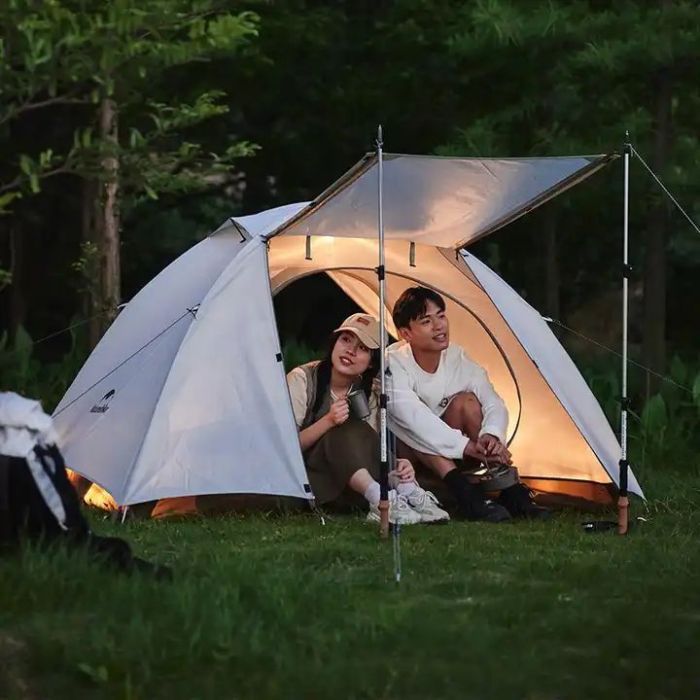 Палатка Naturehike двомісний CNK2300ZP024 білий (6976023923739) изображение 2