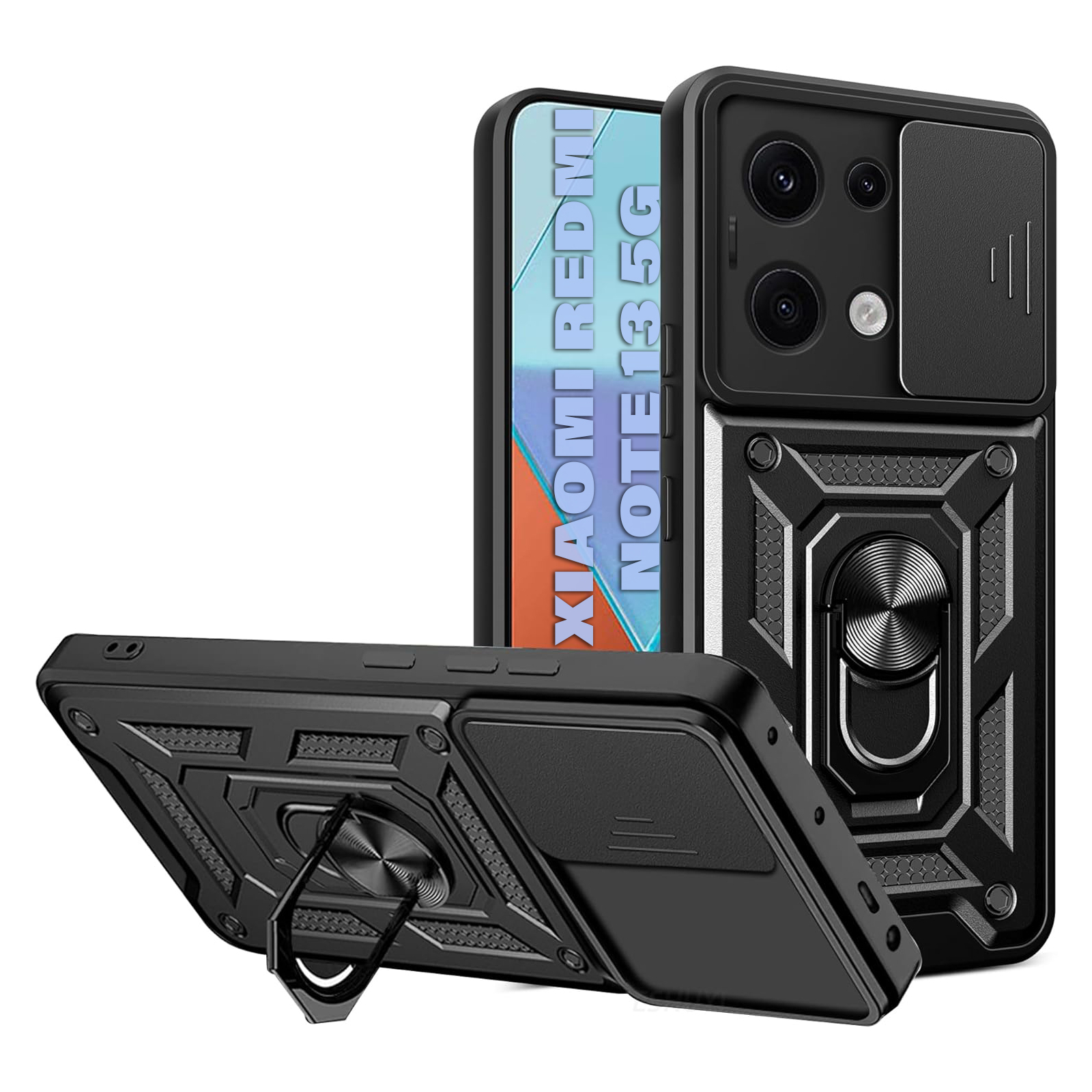 Чохол до мобільного телефона BeCover Military Xiaomi Redmi Note 13 5G Black (711030)
