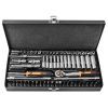 Набір інструментів Neo Tools 63шт, 1/4", CrV, металевий кейс (10-008) зображення 5