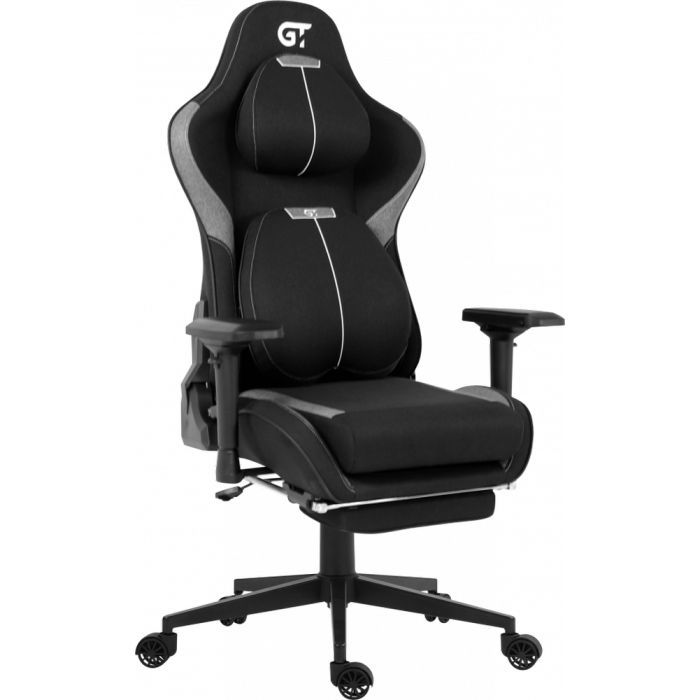 Крісло ігрове GT Racer X-2308 Gray/Black (X-2308 Fabric Gray/Black) зображення 2
