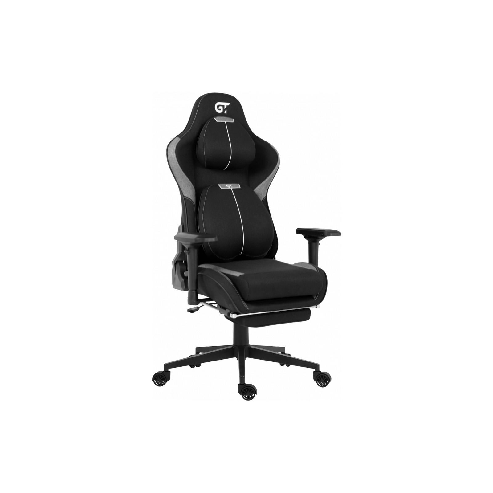 Кресло игровое GT Racer X-2308 Gray/Black (X-2308 Fabric Gray/Black) изображение 2