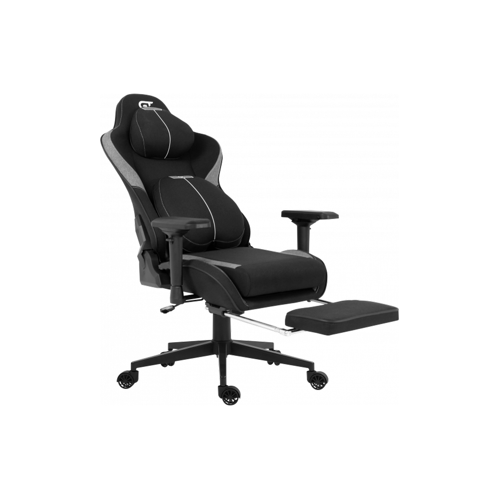 Кресло игровое GT Racer X-2308 Gray/Black (X-2308 Fabric Gray/Black) изображение 5