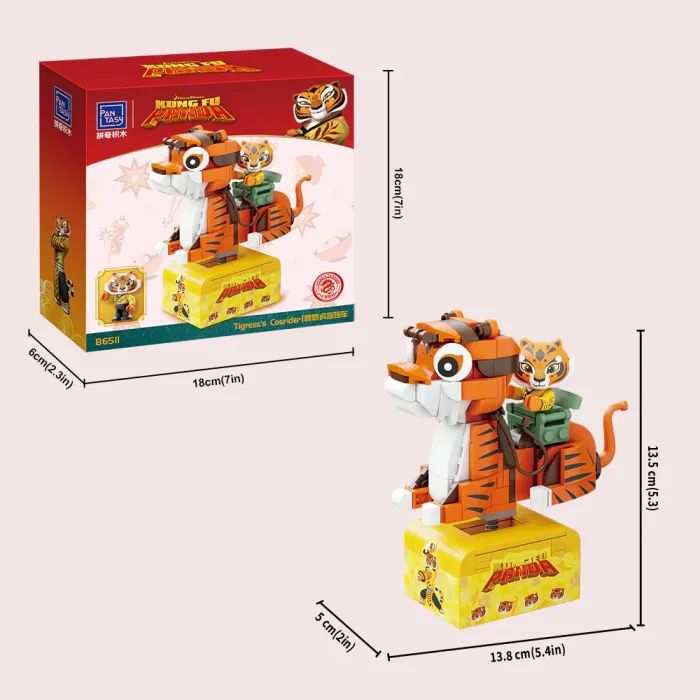 Конструктор Pantasy Kung Fu Panda Косридер Тигриці (86511) зображення 3