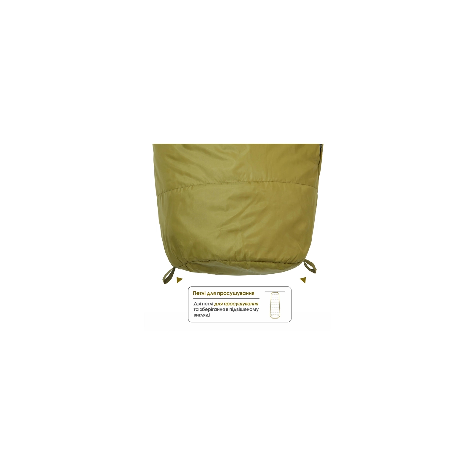 Спальный мешок Mousson RINGO R Olive (10163) изображение 9