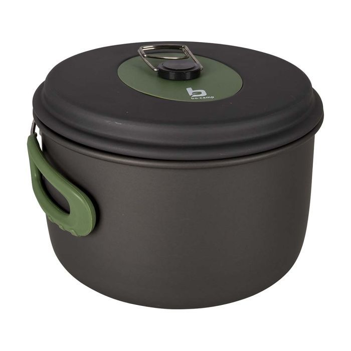 Набор туристической посуды Bo-Camp Explorer 3 Pieces Hard Anodized Grey/Green (2200239) изображение 4