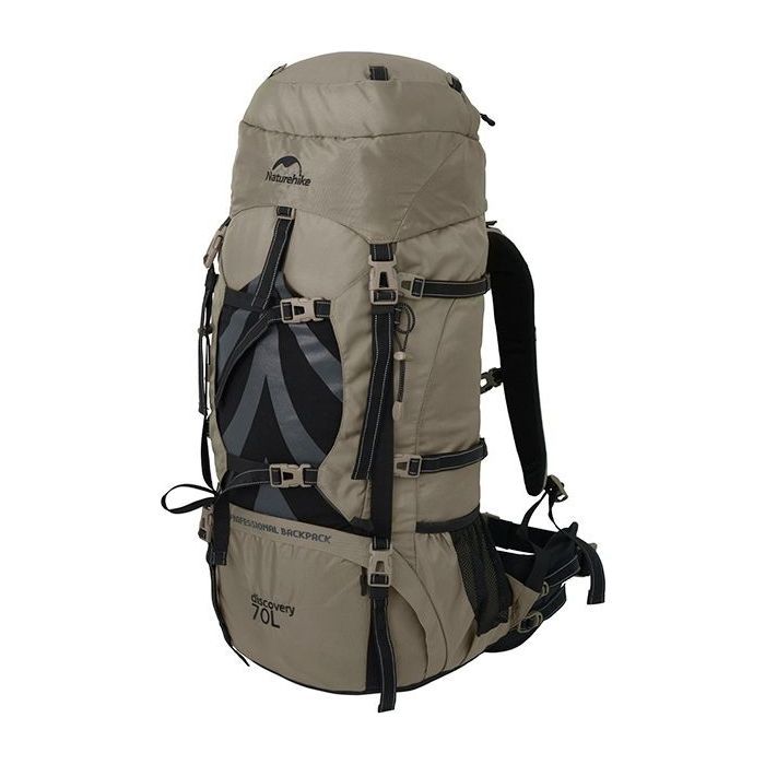 Рюкзак туристический Naturehike NH70B070-B 70 л + 5 л чорний (6975641887485)