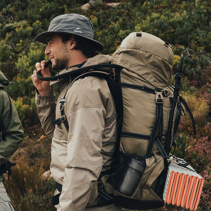 Рюкзак туристический Naturehike NH70B070-B 70 л + 5 л чорний (6975641887485) изображение 6